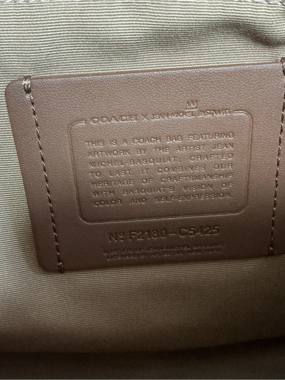 COACH x Basquiat Famous Messenger Bag C5425